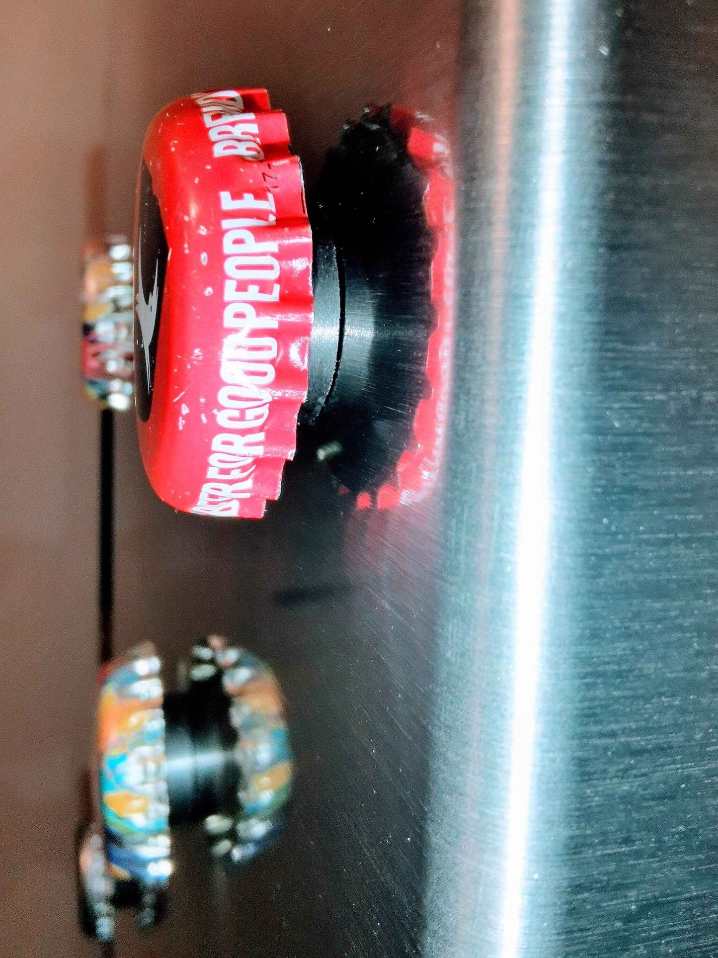 Kronkorken-Magnete “Hopfen Haftis” | 5er-Set Magnete für Kühlschrank oder Pinnwand | Handgemacht Upcycling Bier Craftbier Kölsch