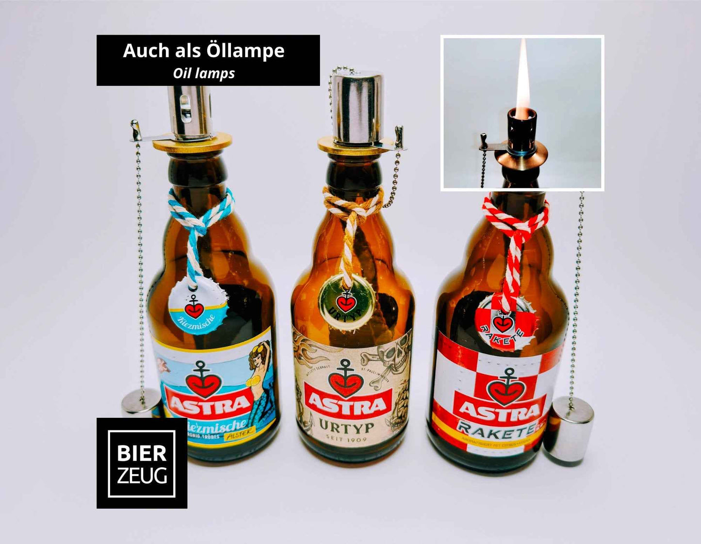 Astra-Seifenspender “Kiezbrise“ | Handgemacht aus Astra Bierflaschen | Nachfüllbar & Nachhaltig | Hamburg Fan Geschenk | Upcycling Deko Bad