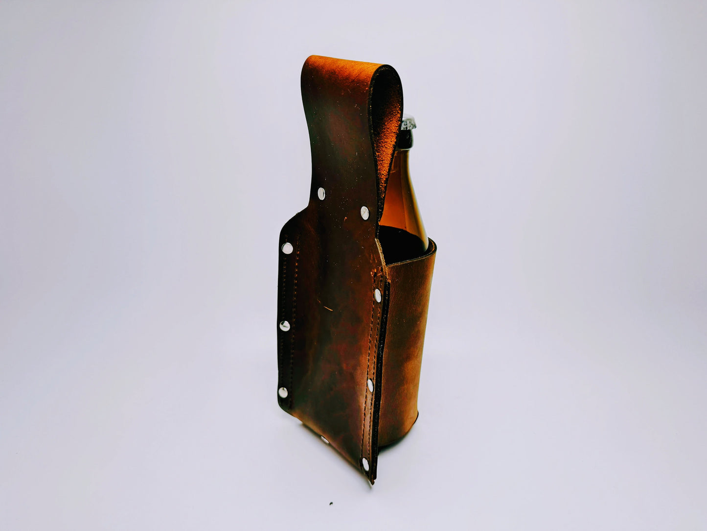 Bier-Holster - Gürtelholster für Getränke- und Bierflaschen - Einmaliges Männer-Geschenk