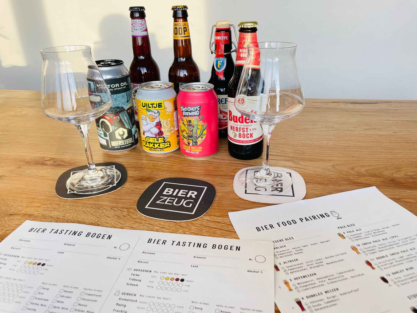 Bierbewertungsbogen (DE+EN) - Inkl. 100+ Food-Pairing-Tipps zu 32 Bier-Stilen - Bier Tasting bewerten - Für alle Biersorten - Download (PDF)