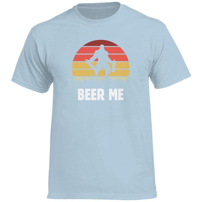 BEER ME T-Shirt mit Bigfoot-Motiv – Lustiges Bier-Shirt für Craftbier-Fans - 100% Baumwolle