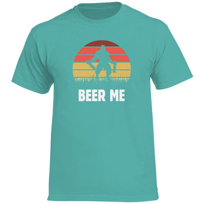 BEER ME T-Shirt mit Bigfoot-Motiv – Lustiges Bier-Shirt für Craftbier-Fans - 100% Baumwolle
