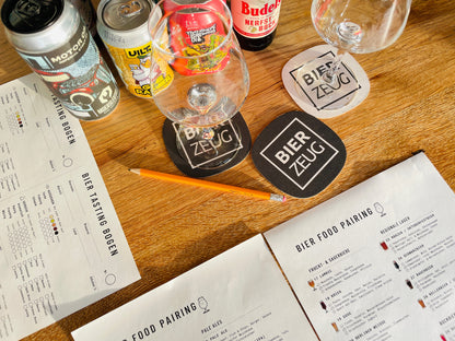 Bierbewertungsbogen (DE+EN) | 100+ Food-Pairing-Tipps zu 32 Bier-Stilen | Bier-Tasting für alle Biersorten | Download als PDF