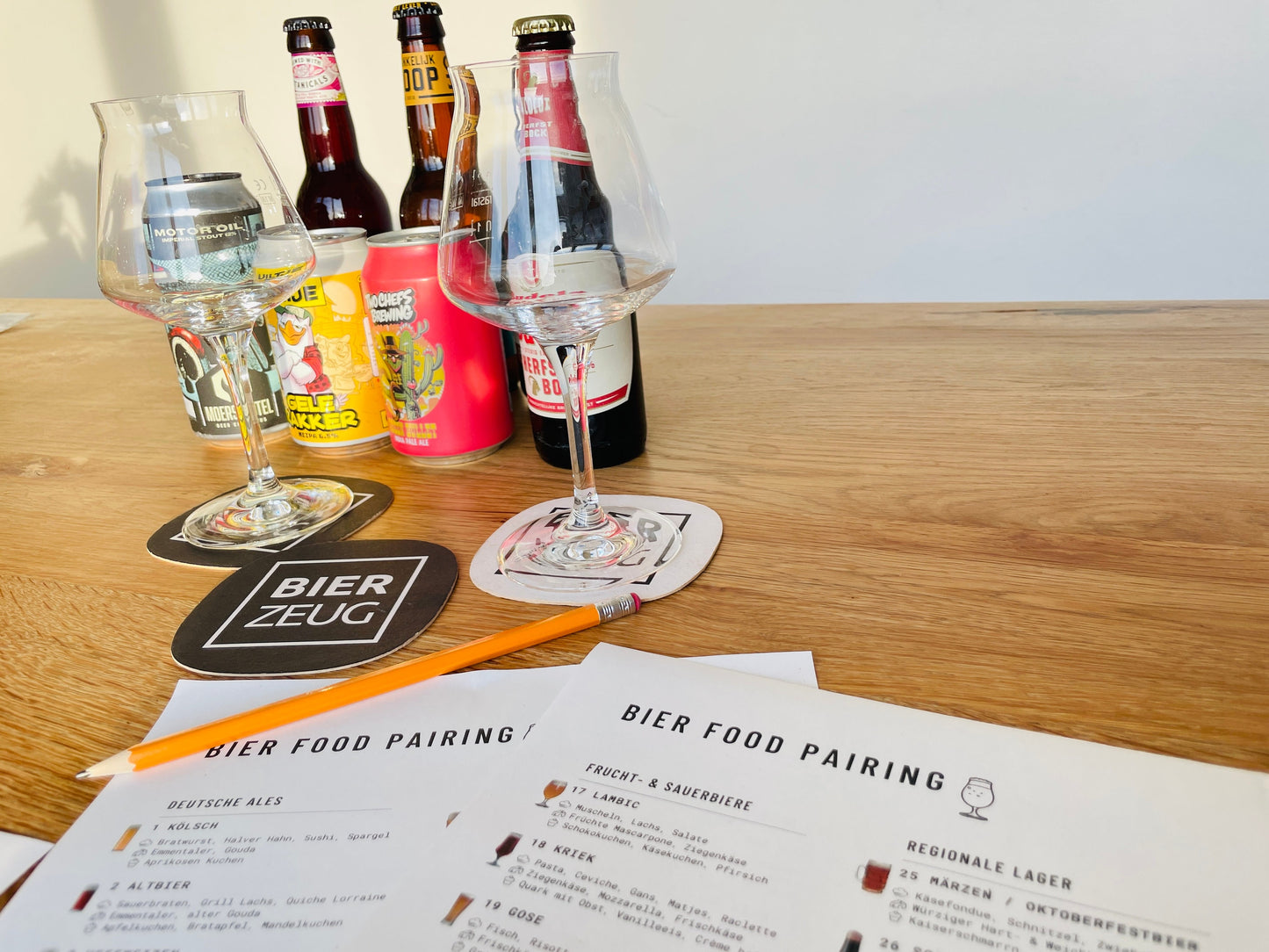 Bierbewertungsbogen (DE+EN) | 100+ Food-Pairing-Tipps zu 32 Bier-Stilen | Bier-Tasting für alle Biersorten | Download als PDF