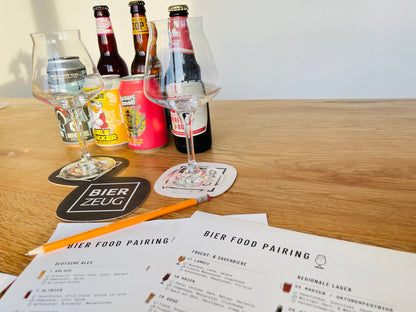 Bierbewertungsbogen (DE+EN) | 100+ Food-Pairing-Tipps zu 32 Bier-Stilen | Bier-Tasting für alle Biersorten | Download als PDF