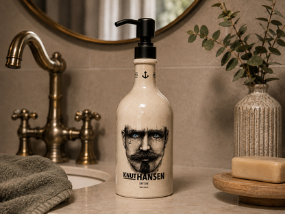 Gin oil lamp "Knut Hansen" | Handmade oil lamp from Knut Hansen bottles | Upcycling | Handcrafted | Individual | Gift | Decoration