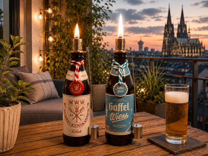 Kölsch Seifenspender aus echter Kölschflasche – Handgemachter nachfüllbarer Design Pumpspender – Geschenkidee aus Köln für Bier Liebhaber