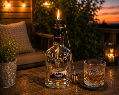 Whisky-Seifenspender Dalmore | Upcycling Pumpspender aus Dalmore Whiskey Flaschen | Nachfüllbar mit Seife | Bad Deko | Geschenk Jäger