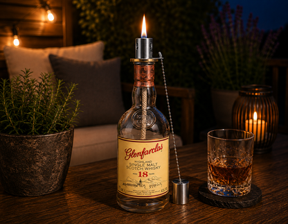 Distributeur de savon whisky Glenfarclas | Distributeur à pompe upcyclé à partir de bouteilles de whisky Glenfarclas | Rechargeable avec du savon | Décoration de salle de bain | Cadeau