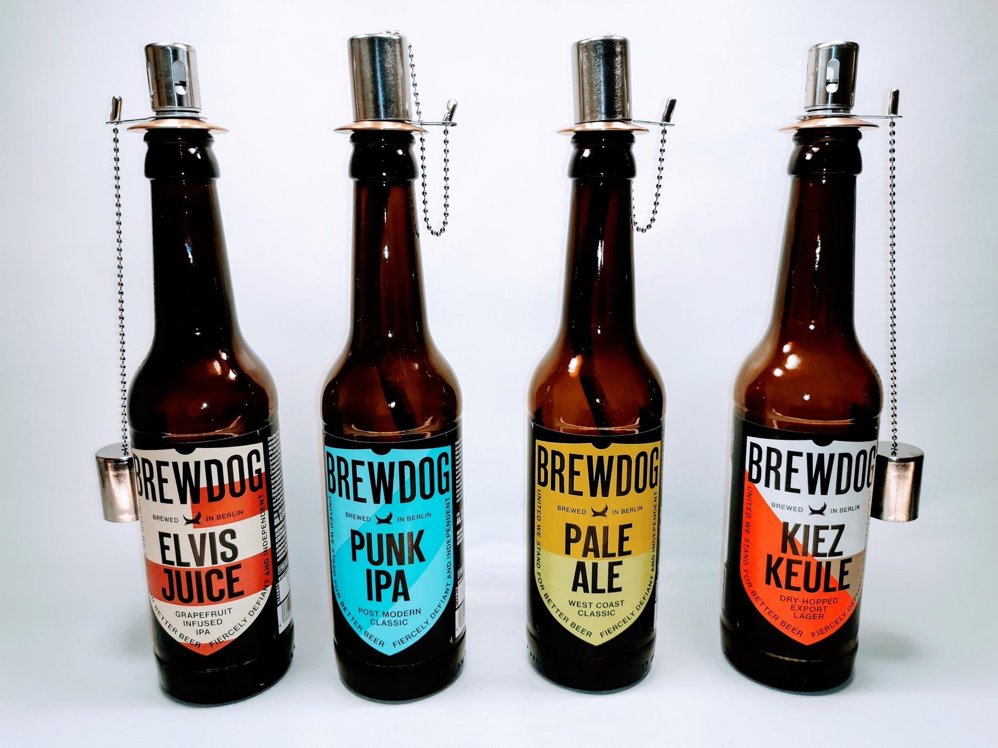 Craftbier-Öllampe | Handgemachte Öllampe aus Craftbeer-Flaschen | Upcycling | Handgemacht | Individuell | Geschenk | Deko | H:22-25cm