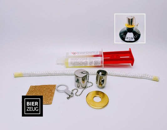 DIY Öllampen-Bausatz für Flaschen-Upcycling | Komplettset mit Kleber & Anleitung | Verwandle deine Lieblings-Flaschen in Öllampen