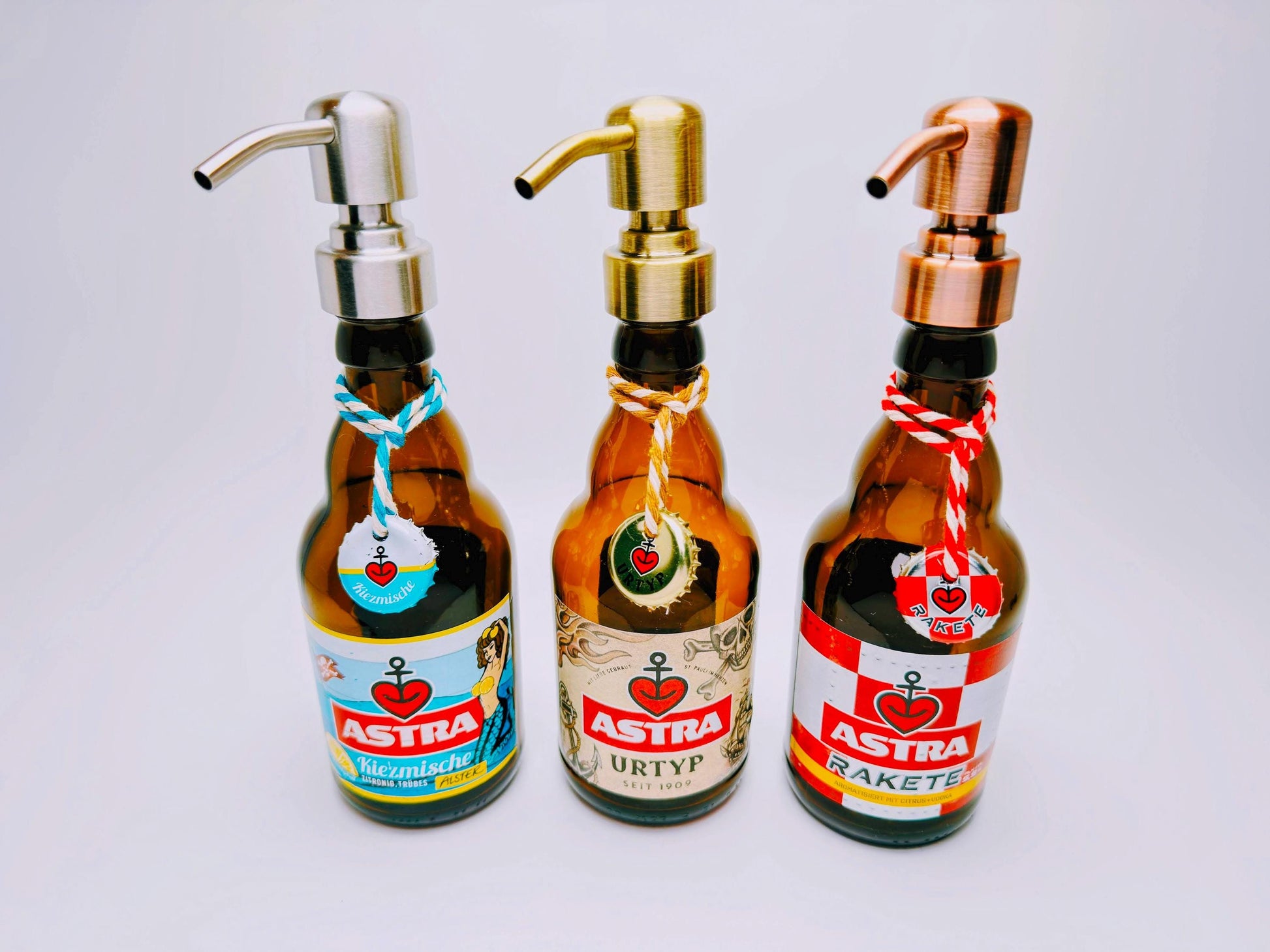 DIY Seifenspender-Bausatz für Flaschen-Upcycling | Edelstahl Pumpspender | Verwandle deine Lieblings-Flaschen in Seifenspender