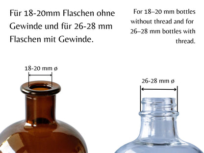 DIY Seifenspender-Bausatz für Flaschen-Upcycling | Edelstahl Pumpspender | Verwandle deine Lieblings-Flaschen in Seifenspender