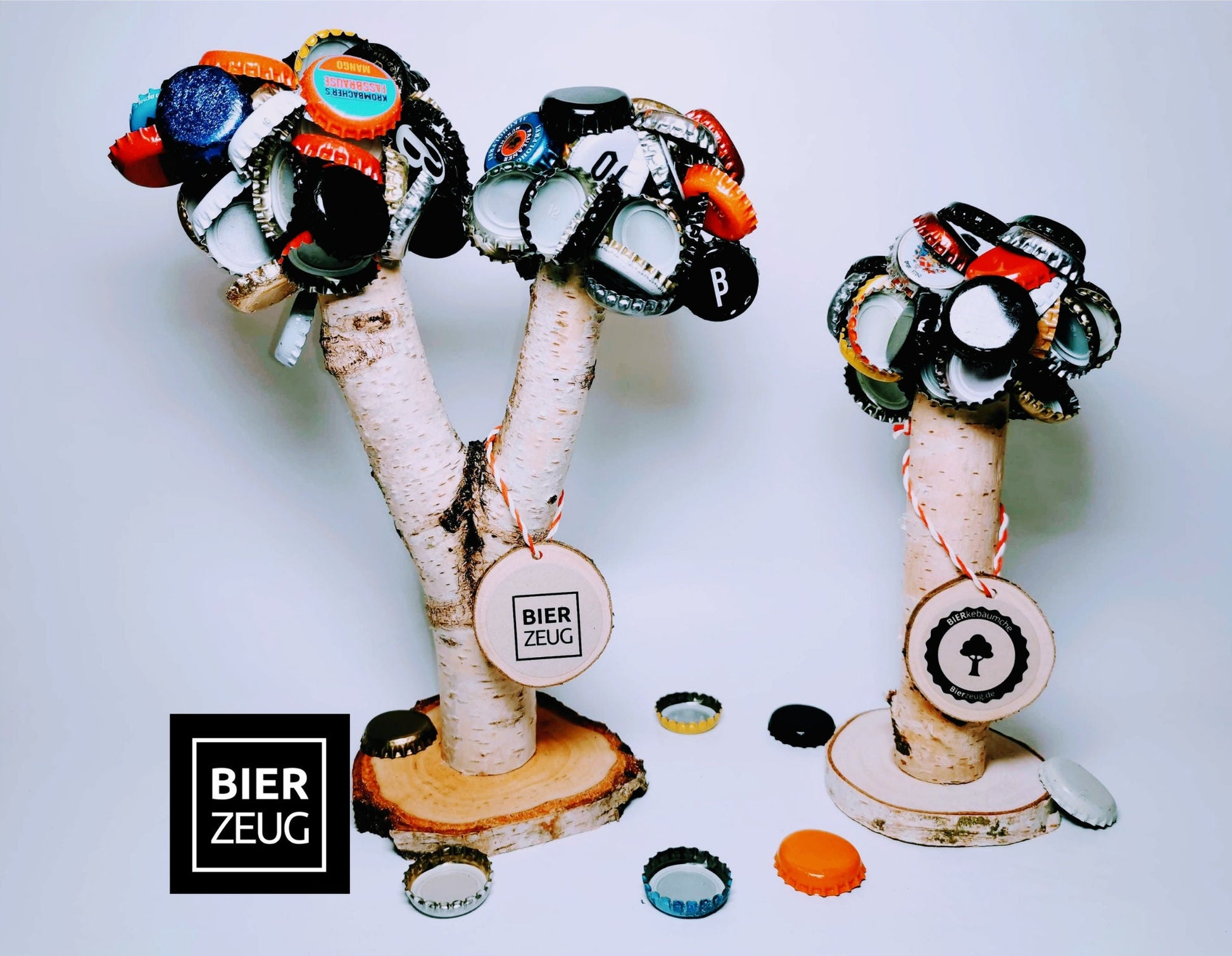 Dat BIERkebäumche | Dein magnetischer Kronkorken-Baum aus Köln | Handgemacht | Hält 100+ Kronkorken | Perfektes Trink- und Party-Spiel