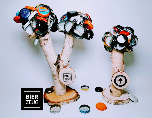 Dat BIERkebäumche | Dein magnetischer Kronkorken-Baum aus Köln | Handgemacht | Hält 100+ Kronkorken | Perfektes Trink- und Party-Spiel