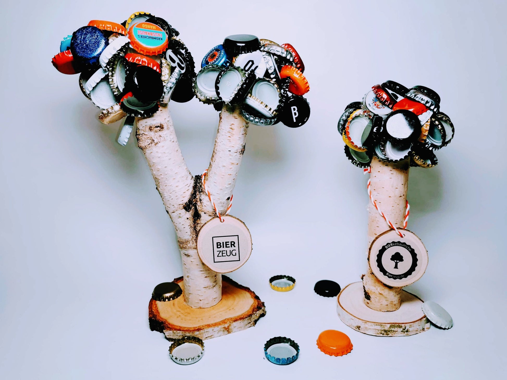 Dat BIERkebäumche | Dein magnetischer Kronkorken-Baum aus Köln | Handgemacht | Hält 100+ Kronkorken | Perfektes Trink- und Party-Spiel