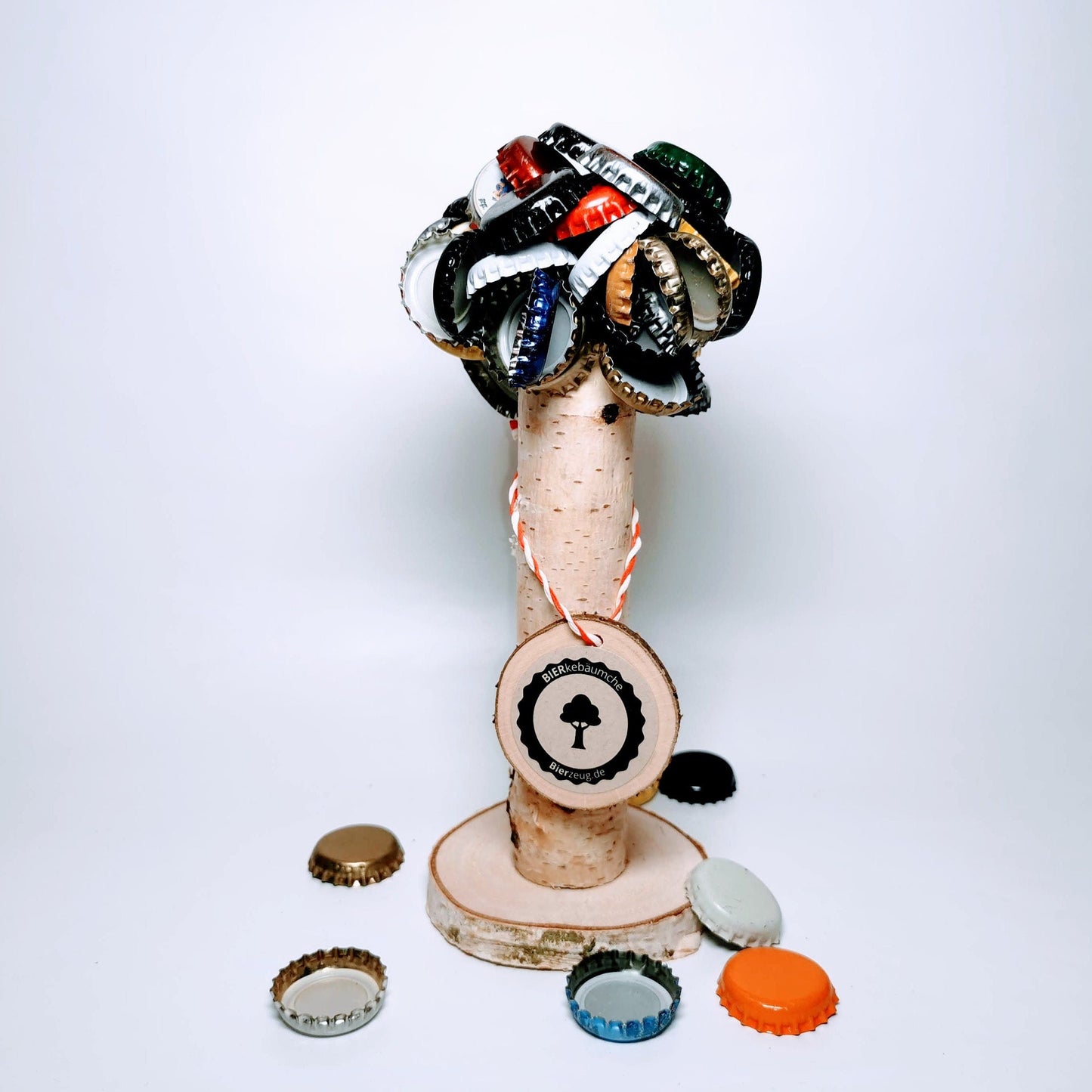 Dat BIERkebäumche | Dein magnetischer Kronkorken-Baum aus Köln | Handgemacht | Hält 100+ Kronkorken | Perfektes Trink- und Party-Spiel