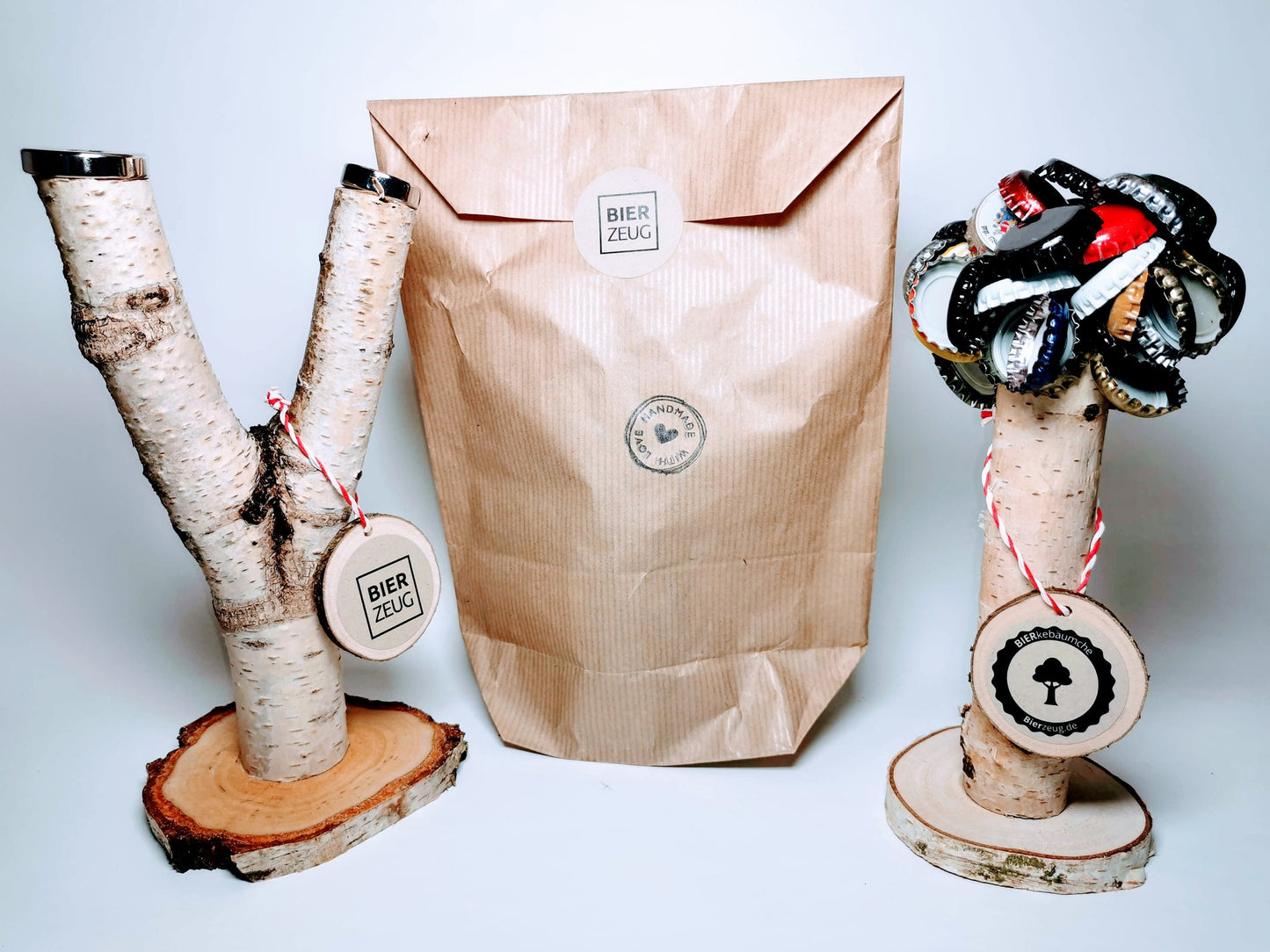 Dat BIERkebäumche | Dein magnetischer Kronkorken-Baum aus Köln | Handgemacht | Hält 100+ Kronkorken | Perfektes Trink- und Party-Spiel