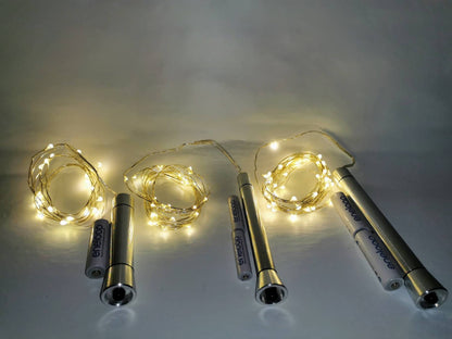 Gin-Glow LED-Flaschenlampe | Magische Upcycling Gin-Flaschen mit LED-Licht & Timer | Stimmungsvolle Deko für Bar, Vitrine, Wohnzimmer