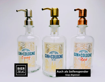 Gin Öllampe “Gin de Cologne“ | Handgemachte Öllampe aus Gin de Cologne Flaschen | Upcycling | Handgefertigt | Individuell | Geschenk | Deko