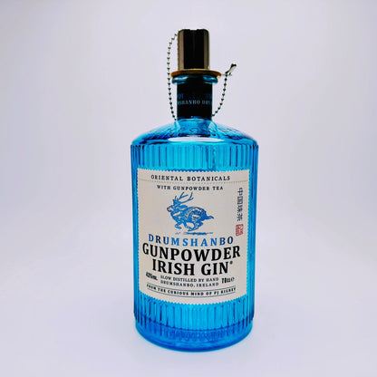 Gin Öllampe “Gunpowder“ | Handgemachte Öllampe aus Gunpowder Gin Flaschen | Upcycling | Handgefertigt | Individuell | Geschenk | Deko | H:20