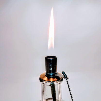 Gin Öllampe “Gunpowder“ | Handgemachte Öllampe aus Gunpowder Gin Flaschen | Upcycling | Handgefertigt | Individuell | Geschenk | Deko | H:20