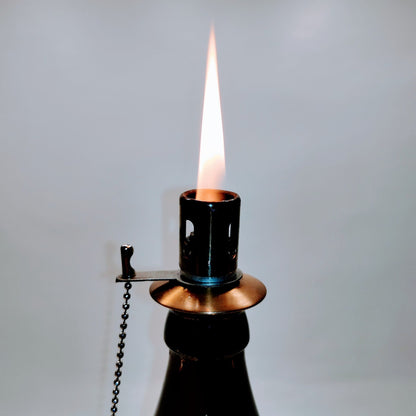 Gin Öllampe “Illusionist“ | Handgemachte Öllampe aus Illusionist Gin Flaschen | Upcycling, handgefertigt, individuell | Deko & Geschenkidee