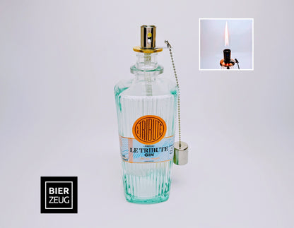 Gin Öllampe “Le Tribute“ | Handgemachte Öllampe aus Le Tribute Gin Flaschen | Upcycling | Handgefertigt | Individuell | Geschenk | Deko