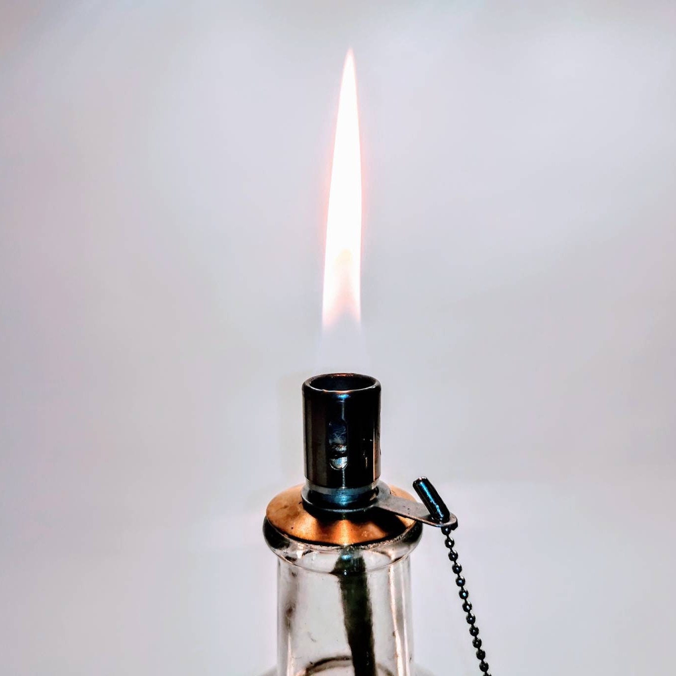 Gin Öllampe “Malfy“ | Handgemachte Öllampe aus Malfy Gin Flaschen | Upcycling | Handgefertigt | Individuell | Geschenk | Deko | H:25cm, 0,7l