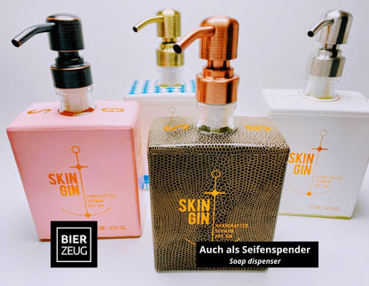 Gin Öllampe “Skin“ | Handgemachte Upcycling Lampe aus Gin Flasche | Vintage Deko | Individuell | Geschenkidee | Nachhaltig & Einzigartig