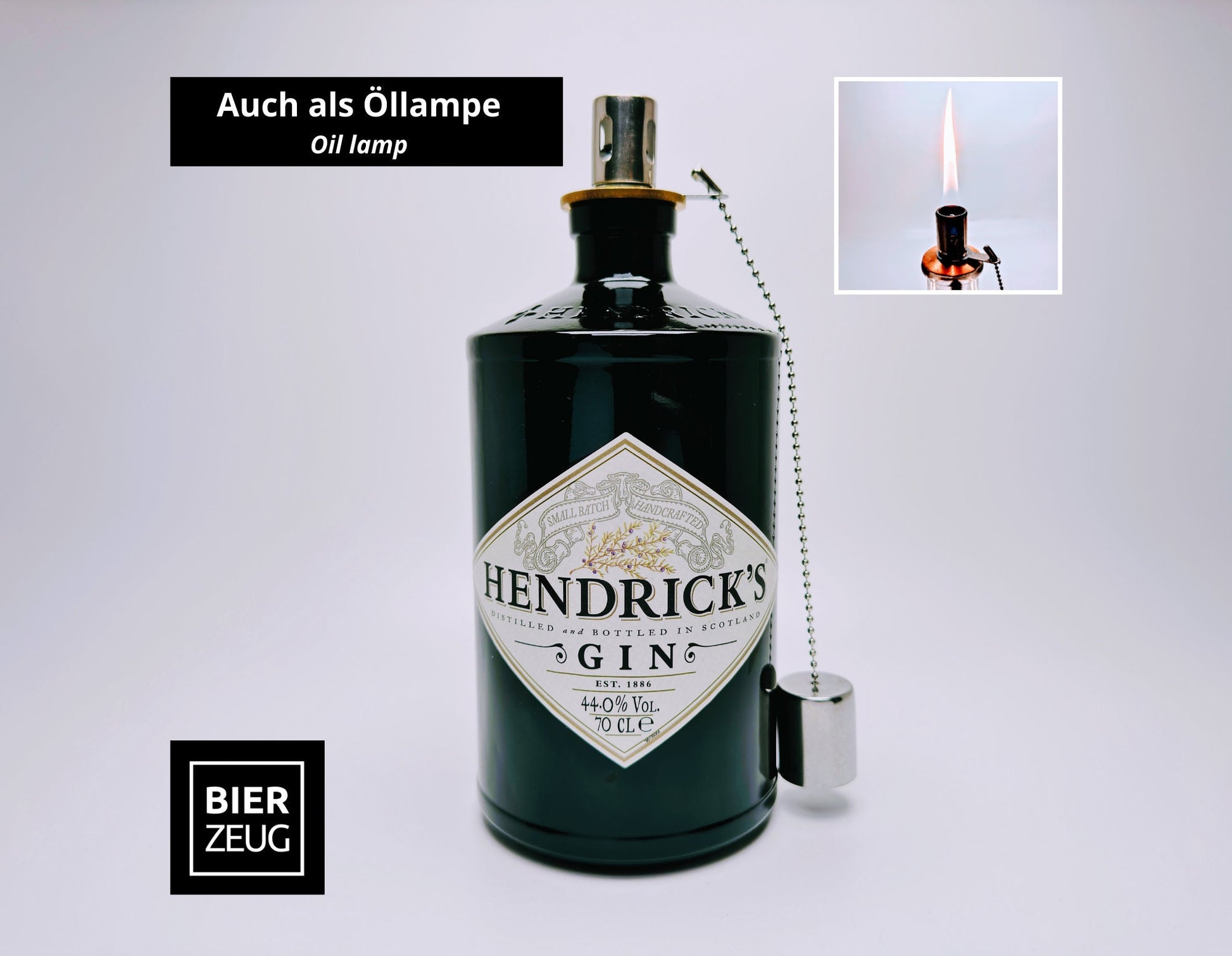 Gin-Seifenspender “Hendricks” |  Upcycling Pumpspender aus Hendricks Gin Flasche | Nachfüllbar | Bad Deko Geschenk aus Schottland | 700ml