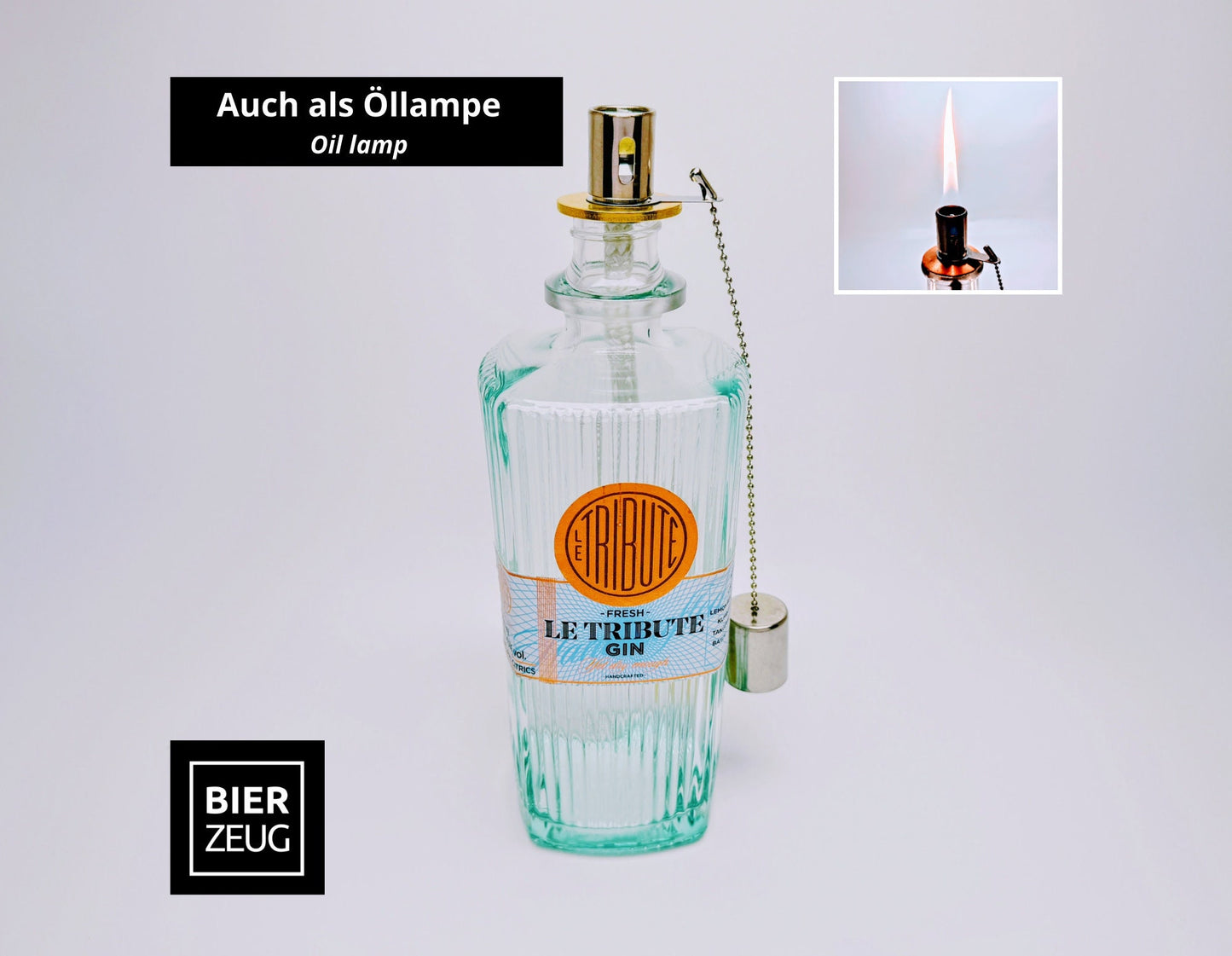 Gin-Seifenspender “Le Tribute“ | Upcycling Pumpspender aus Le Tribute Gin Flasche | Nachfüllbar mit Seife | Bad Deko | Geschenk Spanien