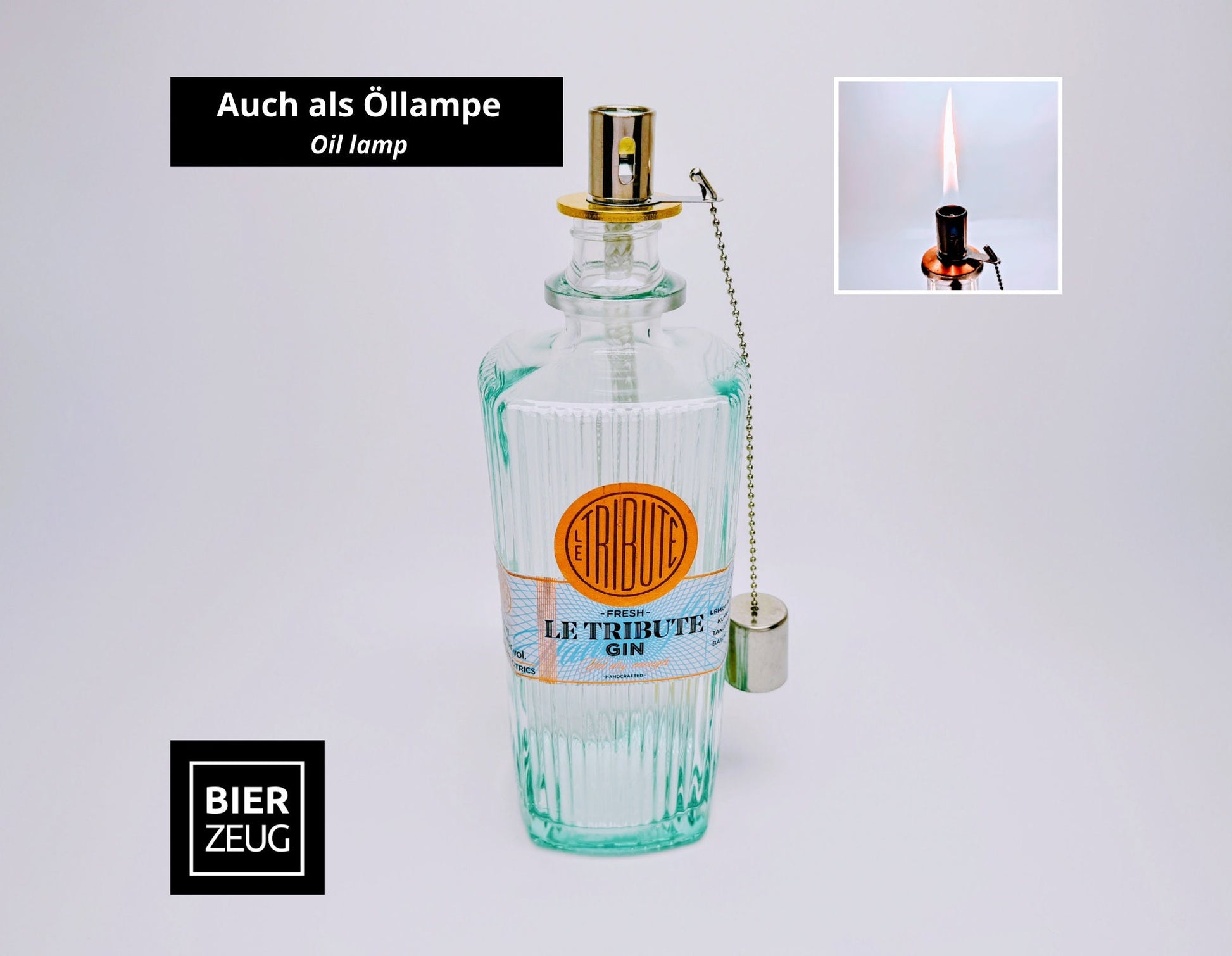 Gin-Seifenspender “Le Tribute“ | Upcycling Pumpspender aus Le Tribute Gin Flasche | Nachfüllbar mit Seife | Bad Deko | Geschenk Spanien