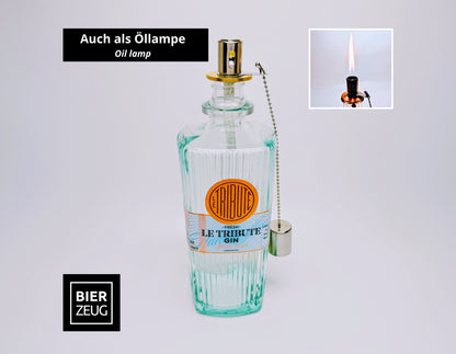 Gin-Seifenspender “Le Tribute“ | Upcycling Pumpspender aus Le Tribute Gin Flasche | Nachfüllbar mit Seife | Bad Deko | Geschenk Spanien