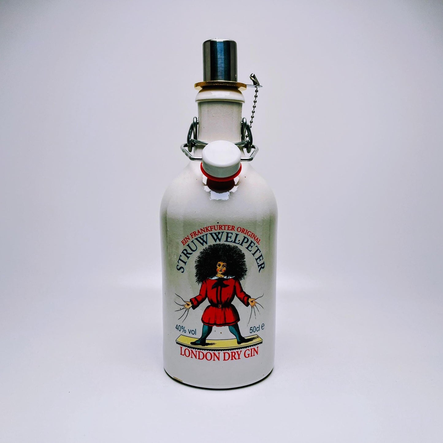 Gin Öllampe aus echter Ginflasche – Handgemachte Upcycling Lampe – Windlicht für Balkon & Garten Deko – Geschenkidee für Gin Liebhaber