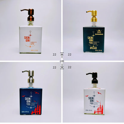 Gin Seifenspender aus echter Ginflasche – Handgemachter nachfüllbarer Pumpspender – Upcycling Seifenspender – Geschenkidee für Gin Liebhaber