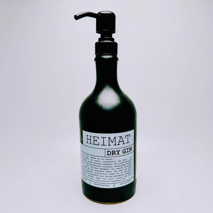 Gin Seifenspender aus echter Ginflasche – Handgemachter nachfüllbarer Pumpspender – Upcycling Seifenspender – Geschenkidee für Gin Liebhaber