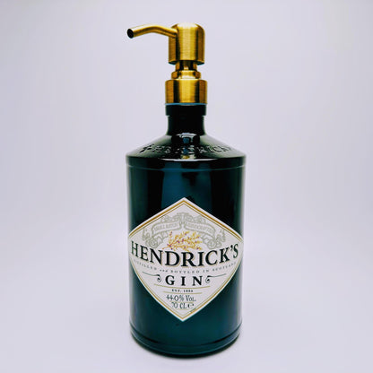 Gin Seifenspender aus echter Ginflasche – Handgemachter nachfüllbarer Pumpspender – Upcycling Seifenspender – Geschenkidee für Gin Liebhaber