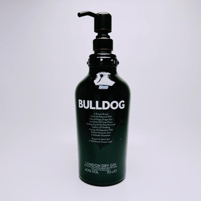 Gin Seifenspender aus echter Ginflasche – Handgemachter nachfüllbarer Pumpspender – Upcycling Seifenspender – Geschenkidee für Gin Liebhaber