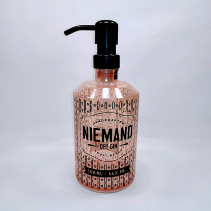 Gin Seifenspender aus echter Ginflasche – Handgemachter nachfüllbarer Pumpspender – Upcycling Seifenspender – Geschenkidee für Gin Liebhaber