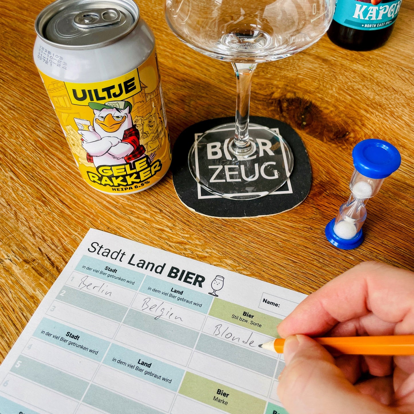 Stadt Land BIER | Kult-Spiel ”Stadt Land Fluss” für Bierliebhaber | Neu aufgelegt für Bier-Enthusiasten | Download als PDF zum Ausdrucken