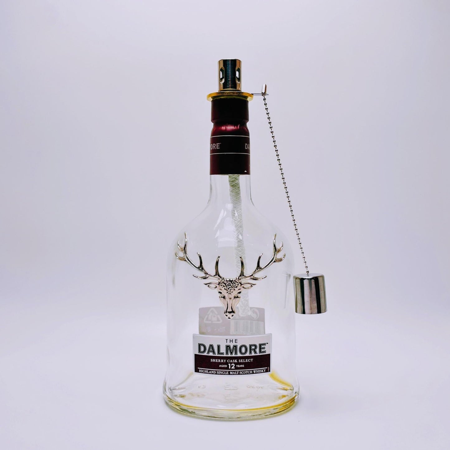 Whisky-Öllampe Dalmore | Handgemachte Öllampe aus Dalmore Whiskey Flaschen | Upcycling | Individuell | Geschenk | Schottland | Deko