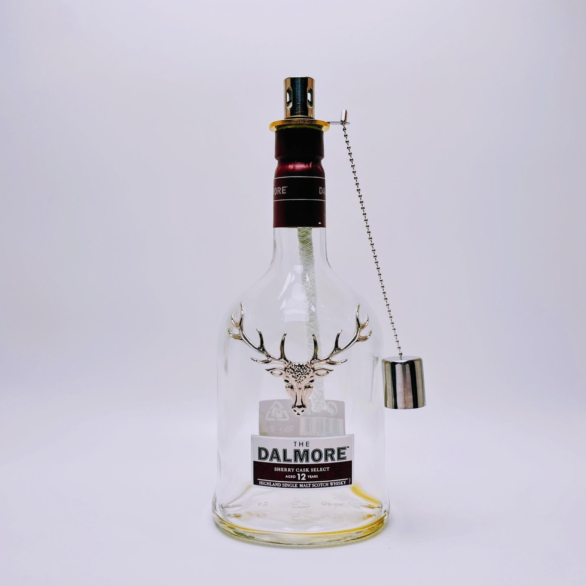 Whisky-Öllampe Dalmore | Handgemachte Öllampe aus Dalmore Whiskey Flaschen | Upcycling | Individuell | Geschenk | Schottland | Deko