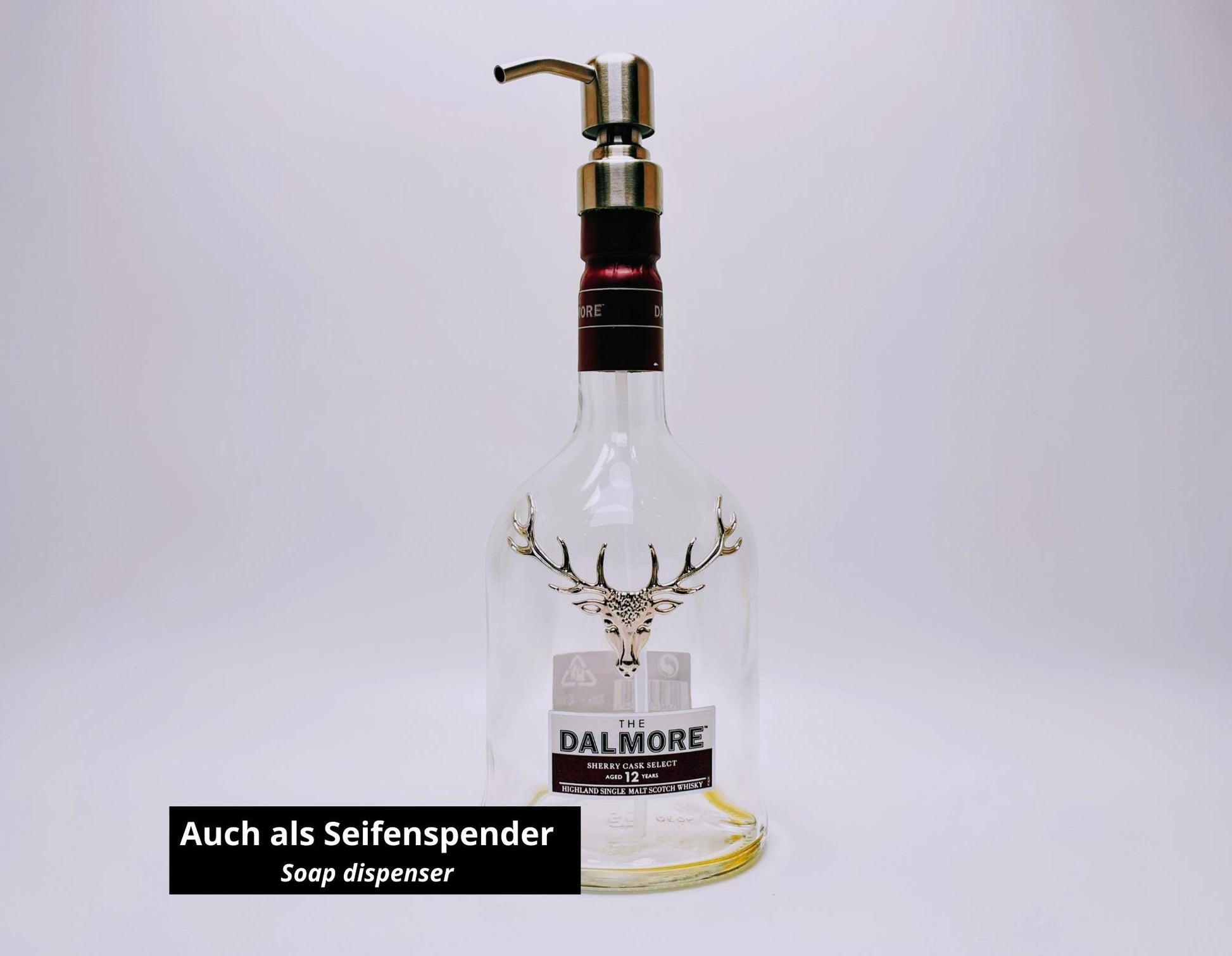 Whisky-Öllampe Dalmore | Handgemachte Öllampe aus Dalmore Whiskey Flaschen | Upcycling | Individuell | Geschenk | Schottland | Deko