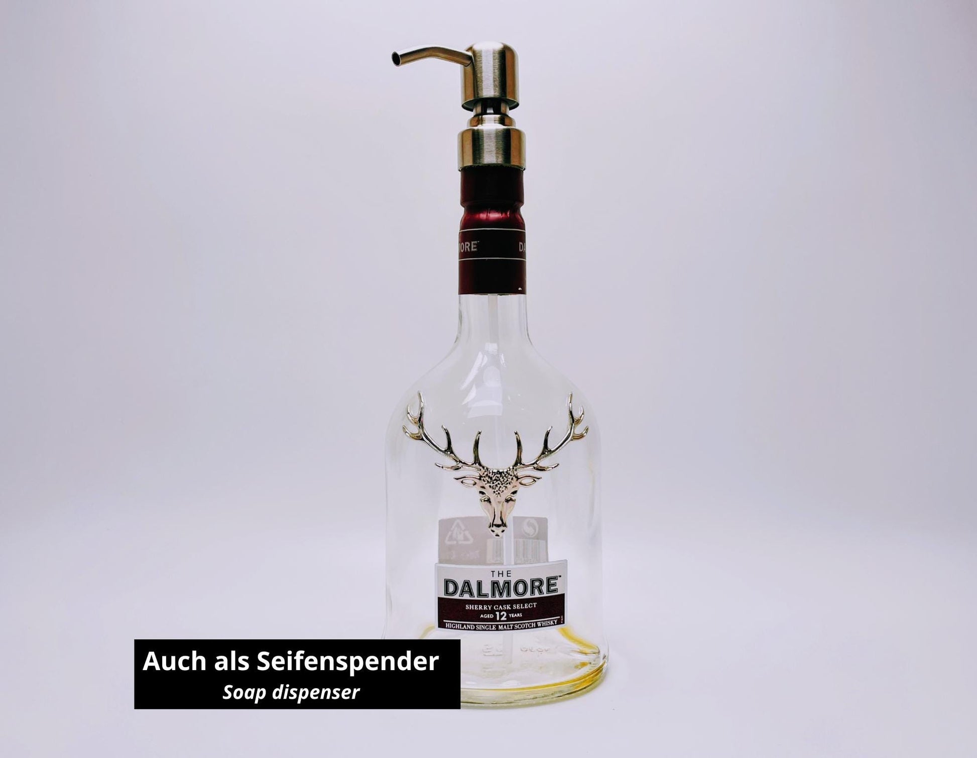 Whisky-Öllampe Dalmore | Handgemachte Öllampe aus Dalmore Whiskey Flaschen | Upcycling | Individuell | Geschenk | Schottland | Deko
