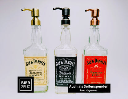 Whisky-Öllampe ”Jack Daniels” | Handgemachte Öllampe aus Jack Daniels Single Barrel Flasche | Upcycling Deko | Individuelles Geschenk