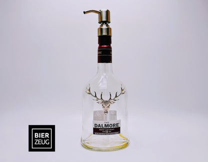 Whisky-Seifenspender Dalmore | Upcycling Pumpspender aus Dalmore Whiskey Flaschen | Nachfüllbar mit Seife | Bad Deko | Geschenk Jäger