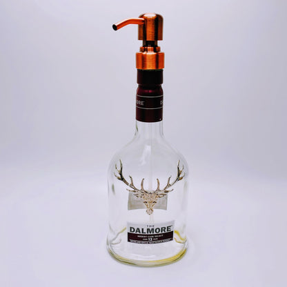 Whisky-Seifenspender Dalmore | Upcycling Pumpspender aus Dalmore Whiskey Flaschen | Nachfüllbar mit Seife | Bad Deko | Geschenk Jäger