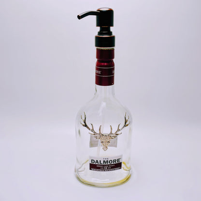 Whisky-Seifenspender Dalmore | Upcycling Pumpspender aus Dalmore Whiskey Flaschen | Nachfüllbar mit Seife | Bad Deko | Geschenk Jäger