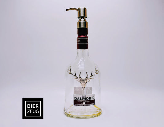 Whisky-Seifenspender Dalmore | Upcycling Pumpspender aus Dalmore Whiskey Flaschen | Nachfüllbar mit Seife | Bad Deko | Geschenk Jäger